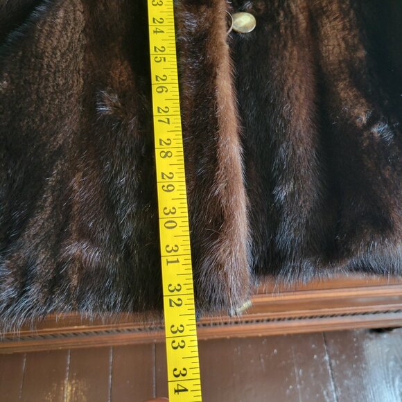 M Solomon Vintage Bemberg hooded fur coat - Picture 10 of 12